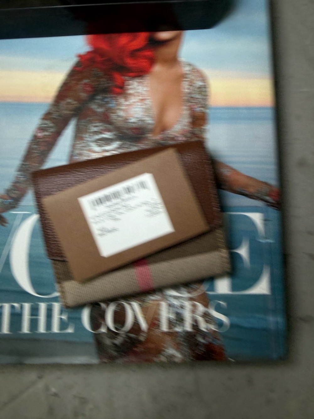 Burberry Luna Wallet Trifold House Check And Tan Leather 100% Authentic! - Picture 8 of 8
